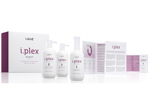 Lakme atstatomųjų plaukų priežiūros priemonių rinkinys i.plex Salon Kit 